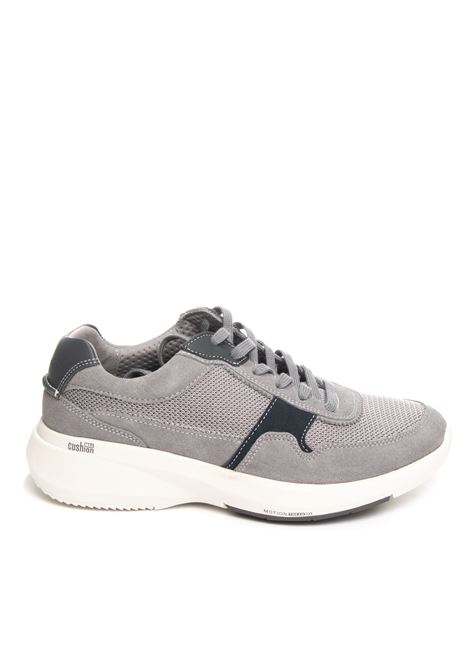 Dark grey lehman sneaker CLARKS ENGLAND | LEHMAN RACESUEDE/MESH-GREY